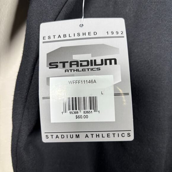 New Alabama Hoodie Adult Size Large Black Crimson Tide Sweatshirt Full Zip - Picture 4 of 7